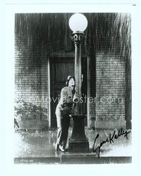 5g311 GENE KELLY signed 8x10 REPRO still '80s most classic image dancing from Singin' in the Rain!
