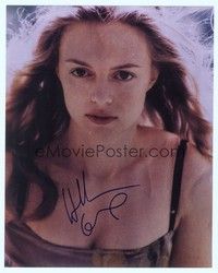 5g246 HEATHER GRAHAM signed color 8x10 REPRO still '00s cool intense portrait of the sexy star!