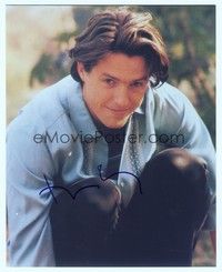 5g248 HUGH GRANT signed color 8x10 REPRO still '00s close smiling portrait of the British star!