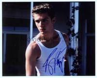 5g286 RYAN PHILIPPE signed color 8x10 REPRO still '00s great intense close up of the young star!