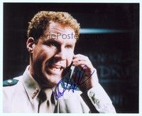 5g298 WILL FERRELL signed color 8x10 REPRO still '00s wonderful close up of the comedian on phone!