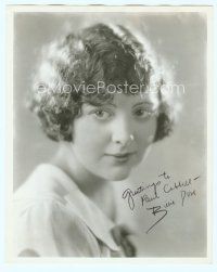 5g157 BILLIE DOVE signed deluxe 8x10 still '20s head & shoulders portrait of the 1920s star!