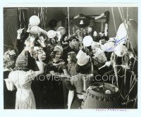 5g187 IRENE DUNNE signed 7.5x9.25 still '41 with Cary Grant at party from Penny Serenade!