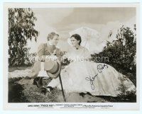 5g189 JAMES CAGNEY signed 8x10 still '35 romantic close up with Margaret Lindsay from Frisco Kid!