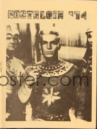 5g111 BUSTER CRABBE signed program '74 on title page of program for Nostalgia '74 in Houston!
