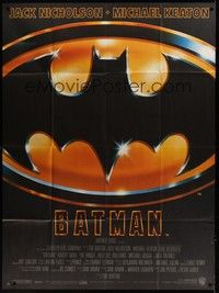 5h412 BATMAN French 1p '89 Michael Keaton, Jack Nicholson, directed by Tim Burton!
