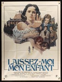 5h426 BLACK MARKET BABY French 1p '77 artwork of Linda Purl & top cast by Roger Boumendil!