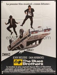 5h433 BLUES BROTHERS French 1p '80 John Belushi & Dan Aykroyd are on a mission from God!