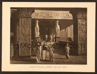 5h060 CABIRIA Italian LC '14 wonderful image of cast standing in Egyptian temple!