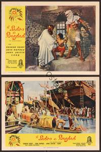 5h069 THIEF OF BAGDAD 2 Italian LC '40 Sabu about to be executed, Alexander Korda classic!