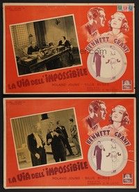 5h070 TOPPER 2 Italian LC '38 art of Constance Bennett & Cary Grant, Roland Young