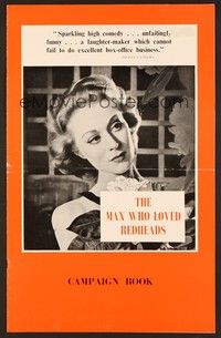 5j005 MAN WHO LOVED REDHEADS English pressbook '55 close-up of pretty Moira Shearer!