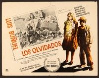 5j069 LOS OLVIDADOS Mexican LC R60s Luis Bunuel's movie about lawless Mexican children!