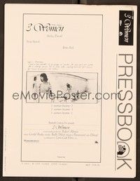 5j131 3 WOMEN pressbook '77 directed by Robert Altman, Shelley Duvall, Sissy Spacek, Janice Rule!