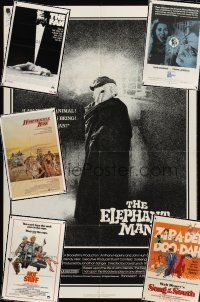 5k005 LOT OF 50 FOLDED ONE-SHEETS lot '67 - '89 Elephant Man, Song of the South R72 + many more!