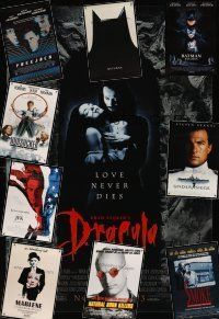 5k022 LOT OF 10 UNFOLDED ONE-SHEETS lot '86 - '95 Bram Stoker's Dracula, Batman Returns +more!