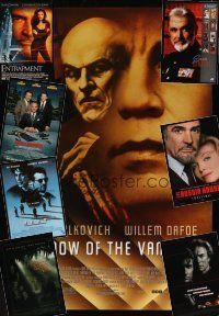 5k023 LOT OF 8 UNFOLDED ONE-SHEETS lot '89 - '00 Shadow of the Vampire, lots of Sean Connery + more!