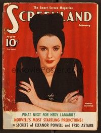 5k076 SCREENLAND magazine February 1940 Barbara Stanwyck from Remember the Night by Walling!