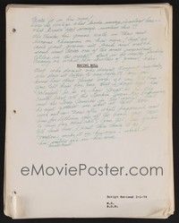 5k226 RAGING BULL revised script script February 1, 1979, screenplay by Paul Schrader & Martin!