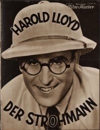 5k172 CAT'S PAW German program '34 different images of Harold Lloyd with his trademark glasses!