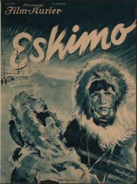 5k179 ESKIMO German program '34 great different images + art of Ray Mala in the frozen North!