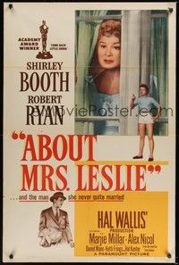 5m025 ABOUT MRS. LESLIE 1sh '54 Shirley Booth, Robert Ryan, the man she never quite married!