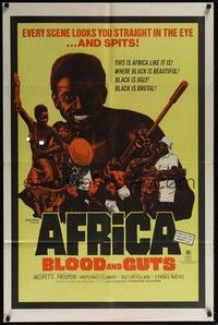 5m028 ADIOS AFRICA 1sh R70 Africa Addio, every scene looks you straight in the eye & spits!