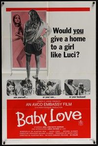 5m067 BABY LOVE 1sh '69 would you give a home to a girl like Luci, a BAD girl!