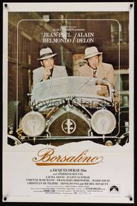 5m134 BORSALINO 1sh '70 Jean-Paul Belmondo & Alain Delon in Rolls Royce, directed by Jacques Deray