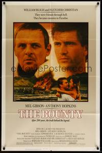 5m135 BOUNTY 1sh '84 Mel Gibson, Anthony Hopkins, Laurence Olivier, Mutiny on the Bounty!