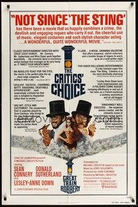5m366 GREAT TRAIN ROBBERY reviews style 1sh '79 Connery, Sutherland & Lesley-Anne Down by Jung!