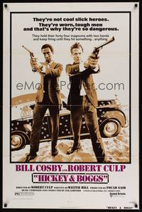 5m399 HICKEY & BOGGS 1sh '72 Bill Cosby & Robert Culp keep firing until they hit anything!