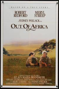 5m622 OUT OF AFRICA 1sh '85 Robert Redford & Meryl Streep, directed by Sydney Pollack!