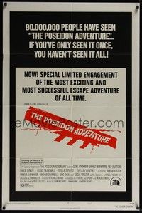 5m648 POSEIDON ADVENTURE style B 1sh R74 if you've only seen it once, you haven't seen it all!