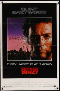 5m793 SUDDEN IMPACT 1sh '83 Clint Eastwood is at it again as Dirty Harry, great image!