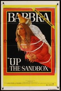 5m918 UP THE SANDBOX 1sh '73 Time Magazine parody art of Barbra Streisand by Richard Amsel!