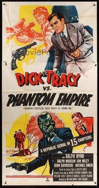 5p475 DICK TRACY VS. CRIME INC. 3sh R52 detective Ralph Byrd vs the Phantom Empire!