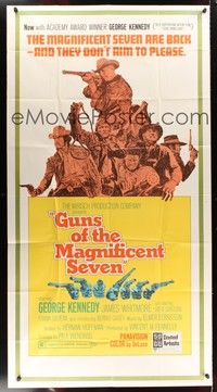 5p520 GUNS OF THE MAGNIFICENT SEVEN 3sh '69 George Kennedy, James Whitmore, Reni Santoni