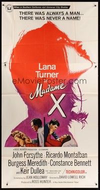 5p585 MADAME X 3sh '66 sexy Lana Turner always had a man, but never a name!