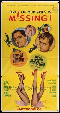 5p617 ONE OF OUR SPIES IS MISSING 3sh '66 Robert Vaughn, David McCallum, The Man from UNCLE!
