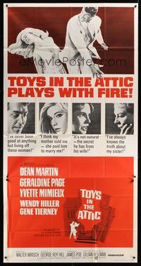 5p729 TOYS IN THE ATTIC 3sh '63 Yvette Mimieux, Dean Martin, Geraldine Page, it plays with fire!