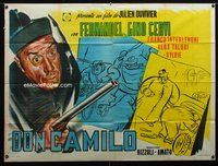 5p266 LITTLE WORLD OF DON CAMILLO large Argentinean '53 wacky Fernandel, Gino Cervi, Vera Talchi!
