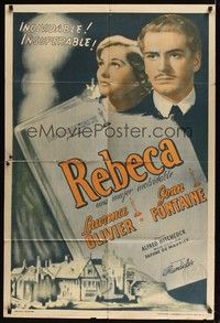 5p361 REBECCA Argentinean R50s Alfred Hitchcock, Laurence Olivier & Joan Fontaine!