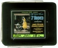5r054 SEVENTH HEAVEN glass slide '27 different image of Janet Gaynor being whipped!