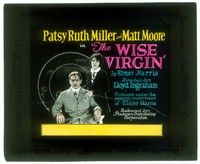 5r063 WISE VIRGIN glass slide '24 Patsy Ruth Miller discovers her boyfriend has a Burmese mother!