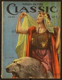5r101 MOTION PICTURE CLASSIC magazine July 1919 cool portrait of Sylvia Bremer by Leo Sielke!