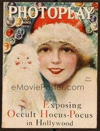 5r121 PHOTOPLAY magazine December 1928 wonderful art of Janet Gaynor by Charles Sheldon!