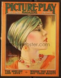 5r128 PICTURE PLAY magazine December 1925 Louise Fazenda wearing turban by Hal Phyfe!
