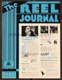 5r086 REEL JOURNAL exhibitor magazine February 25, 1932 Boris Karloff in Behind the Mask!