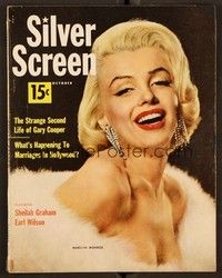 5r167 SILVER SCREEN magazine October 1953 sexiest Marilyn Monroe from Gentlemen Prefer Blondes!